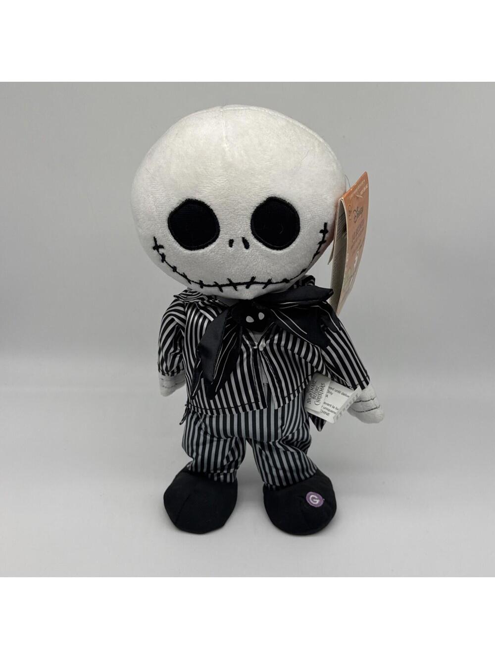 Jack Skellington Animated Gemmy Plush  The Nightmare Before Christmas With Tags
